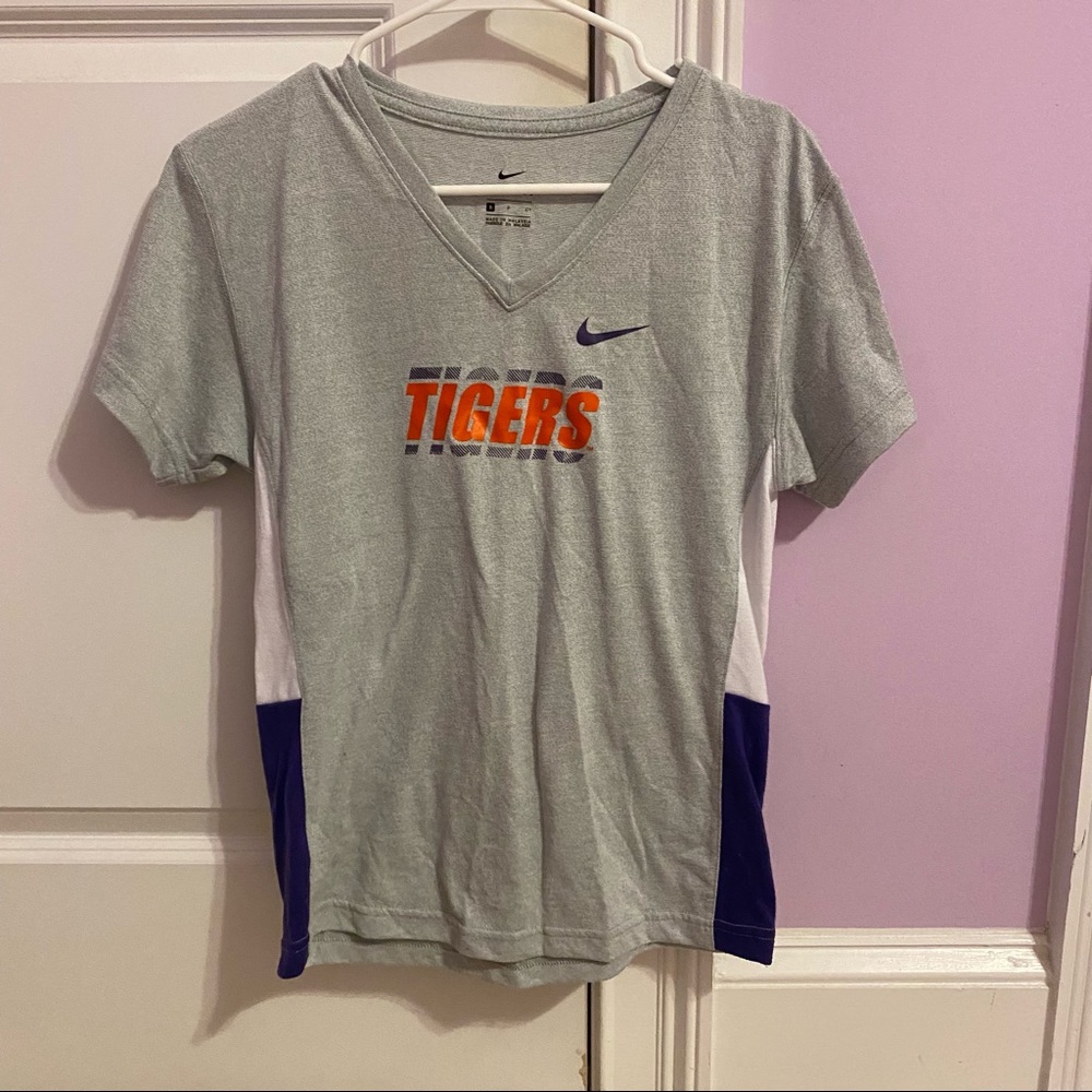 NIKE Clemson Gray DriFit Shirt